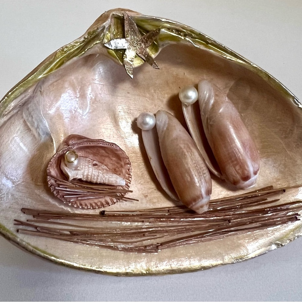 Seashell Nativity Scene Christmas Decoration